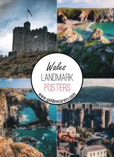 Wales Landmark Posters