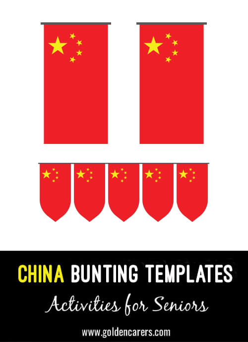 China Bunting Templates