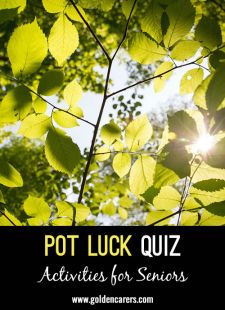 Pot Luck Quiz 68