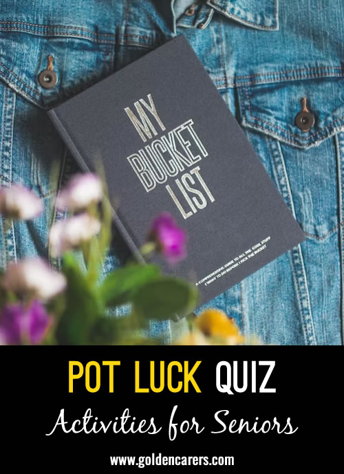 Pot Luck Quiz 69