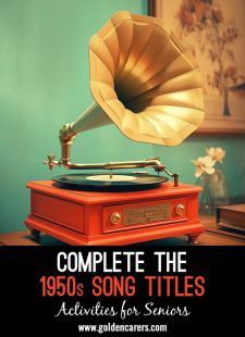 Complete the 1950s Song Titles