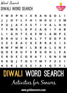 Diwali Word Search