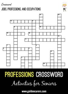 Jobs Crossword Puzzle