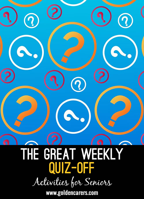 The Great Weekly Quiz-off