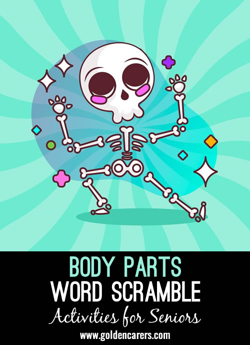 Human Body Word Scramble