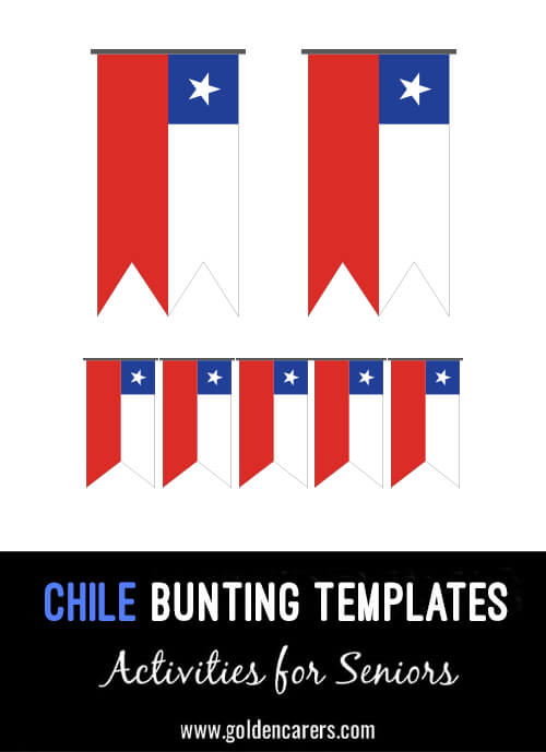 Chile Bunting Templates