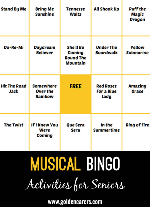 Musical Bingo #2