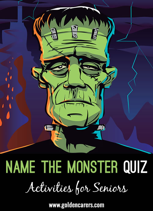 Name The Monster Quiz