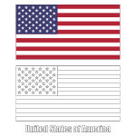 Flag of the USA