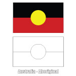 Flag of Australia - Aboriginal