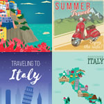 Italy Travel Posters