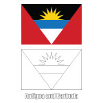 Flag of Antigua and Barbuda