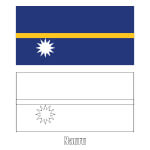 Flag of Nauru