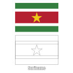 Flag of Suriname