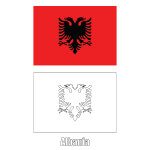 Flag of Albania