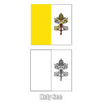 Flag of Holy See (Vatican City)