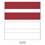 Flag of Latvia