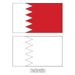 Flag of Bahrain