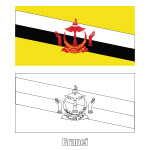 Flag of Brunei