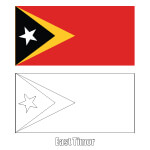 Flag of East Timor