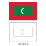 Flag of Maldives