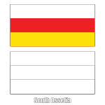 Flag of South Ossetia