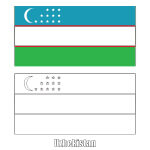 Flag of Uzbekistan