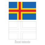 Flag of Åland Islands