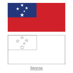 Flag of Samoa