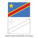 Flag of Democratic Republic of Congo