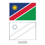 Flag of Namibia