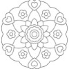 Coloring for Seniors - Mandala - 04