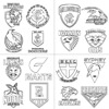 AFL Team Emblems Coloring